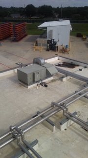 Mechanical equipment placement and service access.
